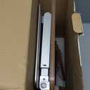 Tounee Book Stand for Reading, Telescopic Book Holder, Adjustable Height Pull Out Design Ergonomic Cookbook Stand with Elastic Page Clips Fits All Books (Silver)