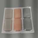 LANDNEOO 14 Grids Pill Organizer Box with Labels, Travel Medication Holder Dispenser Case Kit, Pocket Daily Pharmacy Container for Fish Oil Vitamin Supplement Storage, Khaki Pink Grey, 3 Pack