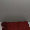 PAVILIA Maroon Red Knit Throw Blanket for Couch Bed, Soft Knitted Farmhouse Sofa Throw for Living Room, Lightweight Decorative Fall Throw Blanket for Chair, Outdoor Textured Boho Blanket, 50x60