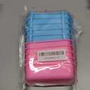 10 Pack Feeder (Blue, Pink), Hanging Feeder,Food and Water Container, Bath Water Bowl Universal for Birds Hamsters Mice Rats Rabbit Guinea Pig Small Pets (S)