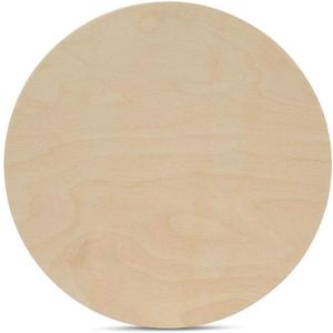 Wood Circles 12 inch 1/2 inch Thick, Unfinished Birch Plaques, Pack of 10 Wooden Circles for Crafts and Blank Sign Rounds, by Woodpeckers