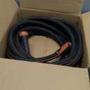 Giraffe Tools Garden Leader Hose 15ft x 5/8", Short Water Hose Heavy Duty, Flexible, Lightweight Hybrid Hose with Swivel Handle, Male to Female Fittings, Burst 600 PSI