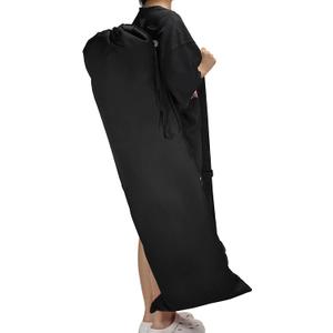 PATIKIL 48 Inch Camp Chair Replacement Bag, 1 Pack Foldable Camping Chair Bag 900D Oxford Large Mouth Carry Bag with Adjustable Shoulder Strap for Outdoor Camping, Black