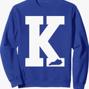 Vintage Letter K Kentucky Blue Sweatshirt