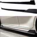 Side Skirts Extensions Fit for Toyota Camry 2018 2019 2020 2021 2022 2023 2024 2025 SE XSE 4PCS Add-On Side Skirt KitGlossy Black