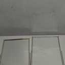 8x10 Picture Frame set of 2, for 5x7 6x8 with Floating Effect, for 8 x 10 without Floating, Double Real Glass Photo Frames Only for Tabletop, Home or Wedding Decoration Gift (Vertical Silver)