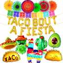 KatchOn 30 PCS Taco Bout A Fiesta Decorations - Mexican Party Banner, Balloons for Taco and Fiesta Themed Celebrations