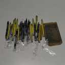 Feifeiya 25 Sets 60th Birthday Party Favors for Guests Black Gold Awesome Ballpoint Pens with Thank You Cards for Women Men Birthday Souvenirs Anniversary Party Appreciation Gifts