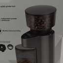 Oaomi Conical Burr Coffee Grinder, Stainless Steel Coffee Bean Grinder with 50 Grind Settings for Home Use, Touchscreen, Anti-static, 1-12 Cups for Espress, French Press & Drip Coffee(Black)