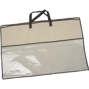 Fenteer Pillow Storage Bag Handbag Non Woven Portable Breathable Home Organizer Travel Packing Organizer for Comforters Pillows, A 55x40cm