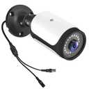 DCSEC HD 180 Degree Wide Angle View 2.0MP 1080p Security Camera 4-in-1 CCTV Bullet Wired Cam BNC, AHD/TVI/CVI/CVBS, Analog Coax Coaxial Surveillance Video Add–On Camera for Indoor/Outdoor Use