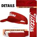 Tittiess Golf Visors Hats for Men Women,Funny Titties Golf Gifts for Adults Humor,Red 2 (Red)