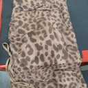 Women's Vintage Cheetah Leopard Drawstring Bodycon Skirt M