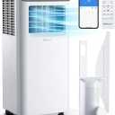 Pro Breeze 4 in 1 Portable Air Conditioner for Room 10000 BTU 450SqFt Air Conditioning Unit, Smart Air Conditioner with Fan, Dehumidifier, Night, Timer, Window Venting Kit, Wifi Portable AC Unit