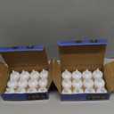 Honoson 24 Pack Flameless LED Floating Candles 1.6'' Waterproof LED Floating Tealights Battery Water Activated Tealights for Valentines Day Weddings Pool Centerpiece Party Decor(Red)