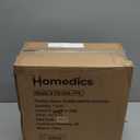 Homedics Bubble Mate Foot Spa, Toe Touch Controlled Foot Bath with Invigorating Bubbles and Splash Proof, Raised Massage Nodes and Removable Pumice Stone