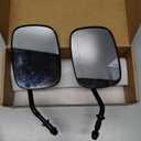 Black Sportster Mirrors for Road King Street Electra Glide Dyna Softail Road Glide Motorcycle Rearview 1982-2019 2020 2021 2022 2023