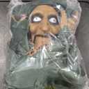 Halloween Decorations Indoor & Ourdoor, Life Size Halloween Animatronics Witch Decoration with Motion and Touch Activated Lights & Sounds, Halloween Animatronics Clearance