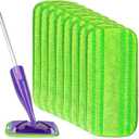 HOMEXCEL Microfiber Mop Pads Compatible with Swiffer Wet Jet, Reusable Machine Washable Swiffer WetJet Pad Refills, Mop Head Replacements for Multi Surface Wet & Dry Cleaning, Pack of 8