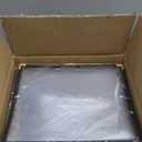 25 Pack Goodsmart Cafe Style Restaurant Menu Cover, 8.5x11 Side-Loading Double Stitched Edge Menu Sleeve, Crystal Clear Vinyl Menu Holder with Gold Decorative Corners (Black, 2 Pages / 4 Views)