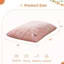 MAXYOYO 3 in 1 Kids Bean Bag Chair Bed, Child Floor Sofa for Gaming, Reading, Faux Fur Floor Mattress with High-Density Foam Filling for Living Room Bedroom, 50"x35"