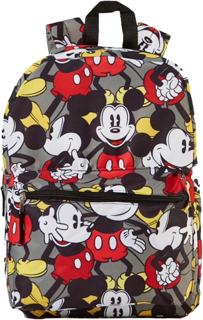Disney Mickey Mouse Backpack for Kids or Adults, 16 inch