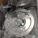 VEVOR Electric Soup Warmer, Dual 7.4QT Stainless Steel Round Pot 86~185F Adjustable Temp, 1200W Commercial Bain Marie with Anti-Dry Burn and Reset Button, Soup Station for Restaurant, Buffet, Silver, Size: 2×7L Pots