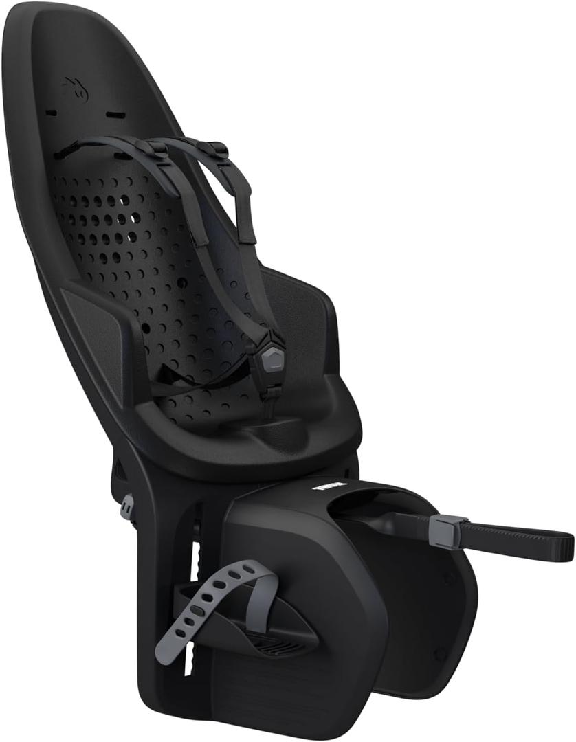 Thule Yepp 2 Mounted Child Bike seat, Adjustable footrests, 5-Point Harness and Easy to Mount Design