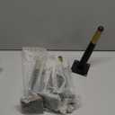 NAKUPENDA Furniture Legs 4Pcs Metal Slant Angled Tapered Legs Modern Replacement Couch Feet for Chairs Sofas Cabinets Tables (Black with Golden, 8" Height)