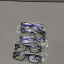 Gaoye Professional Reading Glasses for All Day - Computer Readers with Blue Light Protection - Value Pack (B1-5 Pack Light Black)