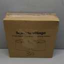 Lampshades Set of 2, Drum Lampshades 11.6" Top x 12.6" Bottom x 9.8" High, Seaside village Medium Lampshades (Spider Fitter), Beige Lampshades Natural Linen Hand Crafted, Easy Assembly Required