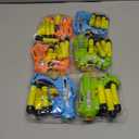 6 Pack Mini Foam Dart-Firing Blasters Micro Toy Guns with 36 Darts - Multi Pack Nerf Compatible Bulk Party Favors Supplies for Kids