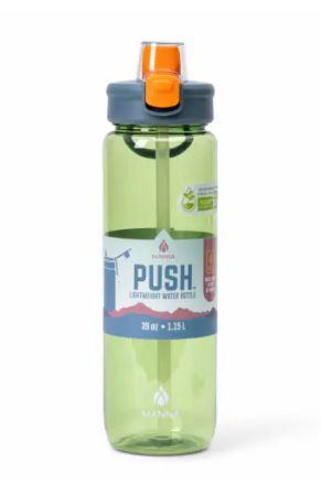 Manna® Push™ Water Bottle - Green 26 oz.