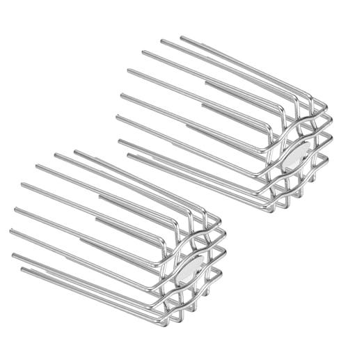 PATIKIL 55 mm (2.2") OD Gutter Guard Filter, 2Pcs PVC Termination Cap Mesh Screen Roof Vent Cover Stainless Steel Exhaust Pipe Cover Downspout Guard Filter Strainer