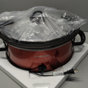 Crock-Pot 6-Quart Cook & Carry Oval Manual Portable Slow Cooker, Red - SCCPVL600-R