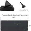 5ft x 100ft Black Privacy Screen Fence 90% Blockage Heavy Duty Fencing Mesh Shade Net Cover for Outdoor Wall Garden Backyard Porch Patio Balcony