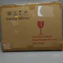 FENNIO Vanity Mirror with Lights 22''x17'' Makeup Mirror with Lights,Vanity Mirror Touch Screen with 3-Color Lighting,Dimmable,for Vanity Desk Tabletop (White)