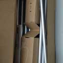 KAMANINA 2 Pack Curtain Rods 32 to 58 Inches (2.6-4.8ft), 3/4 Inch Curtain Rods for Windows Splicing Adjustable Single Drapery Rod with Twisted Cage Finial, for Indoor and Outdoor, Bronze