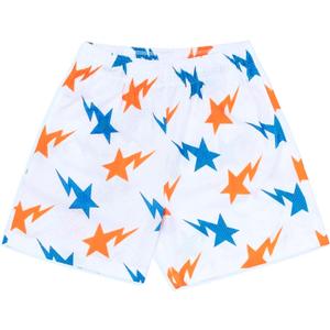 BOOMLEMON Mens Mesh Graphic Print Shorts Casual Workout Cool Shorts Gym Basketball Running Short Pants (XS)