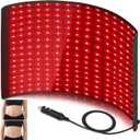 50W Powerful Red Light Therapy for Belt, 765 LEDs 3 in 1 Chip 660nm&Dual 850nm Red Light Therapy Heating Pad, Pads Belt Wearable Wrap, Infrared Light Therapy for Feet Knee Back Waist Pain for Driving