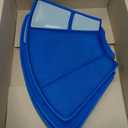 Queenmore Dog Cone, Soft Dog Cones for Large Dogs After Surgery, Comfy Cone for Dogs to Stop Licking, Adjustable Recovery Collar, Elizabethan Pet E-Collar for Wound Healing, Blue, L