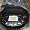 Elite Gourmet 2 Lb Programmable Bread Maker, 3 Sizes, 19 Presets, Black
