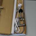 Brokimis Desk Light with Clamp, USB LED 8W Clip Nail Desk Lamp Eye Care Flexible Gooseneck 360 Clamp Light for Manicure Reading Eyebrow Office Tattoo