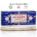 Raajsee Incense Holder Bundle with Satya Nag Champa Incense Sticks 250 gm Pack, Satya Sai Baba Nagchampa Natural Insence Sticks
