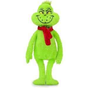 11.8-Inch Mischievous Green Christmas Plush, Fun Gift-Stealing Character for Kids, Perfect Holiday Decoration for Homes and Trees