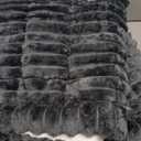 hyha Couch Covers for Dogs Washable, Non Slip Plush Dog Sofa Protectors, Fuzzy Pet Couch Covers for 3 Cushion Sofa Pet Friendly (Dark Grey, 27.6" x 47")
