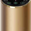 Waterless Essential Oil Diffuser Scent Aromatherapy Diffusers for Home, Car, Aluminum Alloy Battery Operated Cordless Air Freshener, 4 Timers & 3 Mist Levels, 5/10/20ml Capacity (Gold)