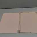 iMieet iPad 9.7 Case (2018/2017 Model, 6th/5th Generation), Smart Cover with Pencil Holder and Soft Baby Skin Silicone Back and Full Body Protection, Auto Wake/Sleep Cover (Pink)