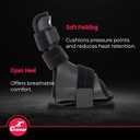 Cramer Dorsal Night Splint, DNS, Large, for Effective Relief From Plantar Fasciitis Aches and Arch Foot Aches (Black)