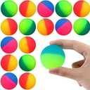Jenaai 18 Pcs 45 mm/1.77 Inch Bouncy Balls for Kids, Large Rubber High Bouncing Balls in Bright Assorted Multi Colors Bulk for Birthday Party Favors Easter Classroom Carnival Prizes Gift